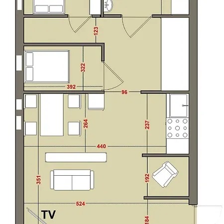 Apartment Residenz Kleine Bergstrasse 6 Groemitz